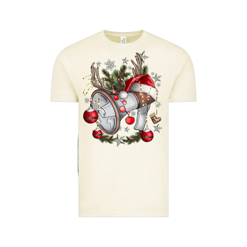 Merry Christmas Vintage Tee by CowhideDigitalArt | Teevron