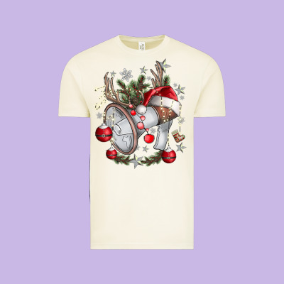 Merry Christmas Vintage Tee Designed By Cowhidedigitalart
