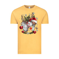 Vintage Mustard Merry Christmas Vintage Tee - CowhideDigitalArt