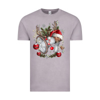 Vintage Zinc Merry Christmas Vintage Tee - CowhideDigitalArt