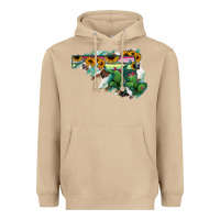 Mushroom Maryland Map Sunflower Cactus Serape Heavyweight Hoodie - RanaPortraitStore