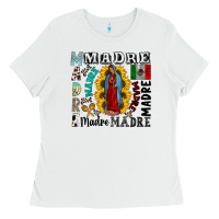 White madre Ladies Tee - CowhideDigitalArt