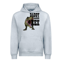 Heather Grey DADDY SAURUS REX Urban Hoodie - Bettercallsaul