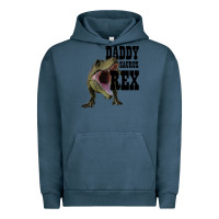 Pigment Midnight Navy DADDY SAURUS REX Urban Hoodie - Bettercallsaul