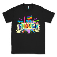 Black I am enough Classic Tee - FaDigitalArtStudio