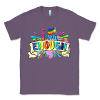 Lavender I am enough Classic Tee - FaDigitalArtStudio