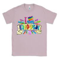Lilac I am enough Classic Tee - FaDigitalArtStudio