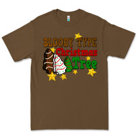 Cacao Bloody Type Christmas Tree Premium Tee - FaDigitalArtStudio