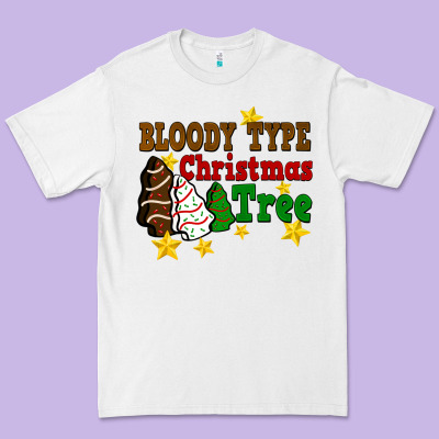 Bloody Type Christmas Tree Premium Tee Designed By Fadigitalartstudio