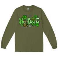 Army Green nurse st patrick's day Long Sleeve Tee - Artiststas