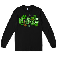 Black nurse st patrick's day Long Sleeve Tee - Artiststas