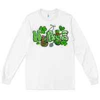 White nurse st patrick's day Long Sleeve Tee - Artiststas