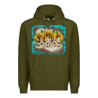 Army Green western mother's day mimi  tumbler Premium Hoodie - BarkalooDesign