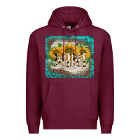 Burgundy western mother's day mimi  tumbler Premium Hoodie - BarkalooDesign