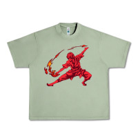 Oil Green zuko Urban Heavy Tee - DesigneFamous