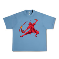Pebble Blue zuko Urban Heavy Tee - DesigneFamous