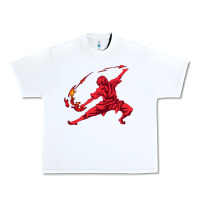 White zuko Urban Heavy Tee - DesigneFamous