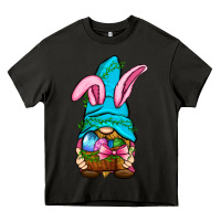 Asphalt Easter Wicker Basket Gnome Heavy Core Tee - BundleAndBundleShop