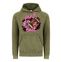 Vintage Olive pink out football Vintage Hoodie - BarkalooDesign