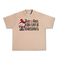 Burro just a girk who loves christmas Urban Heavy Tee - CowhideDigitalArt