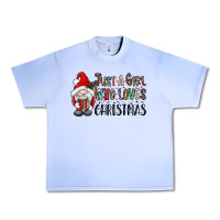 Grape Ice just a girk who loves christmas Urban Heavy Tee - CowhideDigitalArt