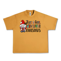 Peanut Butter just a girk who loves christmas Urban Heavy Tee - CowhideDigitalArt