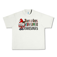 Pistachio just a girk who loves christmas Urban Heavy Tee - CowhideDigitalArt