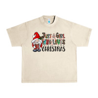 Sandshell just a girk who loves christmas Urban Heavy Tee - CowhideDigitalArt