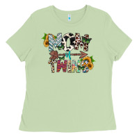 Matcha mom of twins Ladies Tee - CowhideDigitalArt