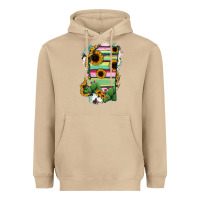 Mushroom Mississippi Map Sunflower Cactus Serape Heavyweight Hoodie - RanaPortraitStore