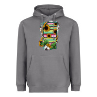 Storm Mississippi Map Sunflower Cactus Serape Heavyweight Hoodie - RanaPortraitStore