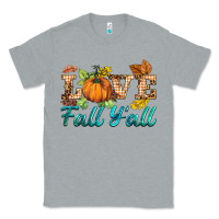 Heather Grey love fall y'all Classic Tee - BarkalooDesign