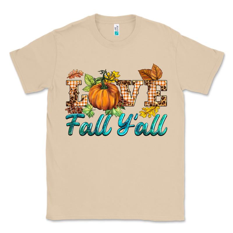 Love Fall Y'all Classic Tee by BarkalooDesign | Teevron