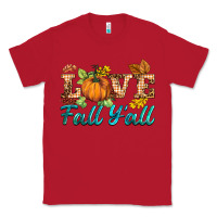 Red love fall y'all Classic Tee - BarkalooDesign