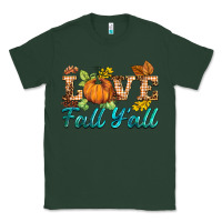 Sports Green love fall y'all Classic Tee - BarkalooDesign