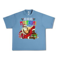 Pebble Blue mens ho ho ho mosexual Urban Heavy Tee - DesigneFamous