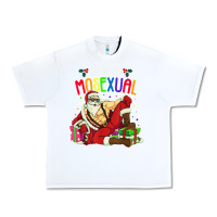 White mens ho ho ho mosexual Urban Heavy Tee - DesigneFamous