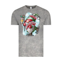 Cloud Rock merry Christmas gnome Vintage Tee - CowhideDigitalArt