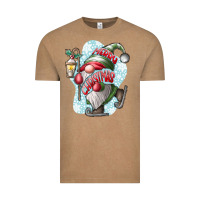 Vintage Coffee merry Christmas gnome Vintage Tee - CowhideDigitalArt