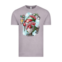 Vintage Zinc merry Christmas gnome Vintage Tee - CowhideDigitalArt