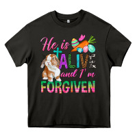 Asphalt He Is Alive And I'm Forgiven Heavy Core Tee - BundleAndBundleShop