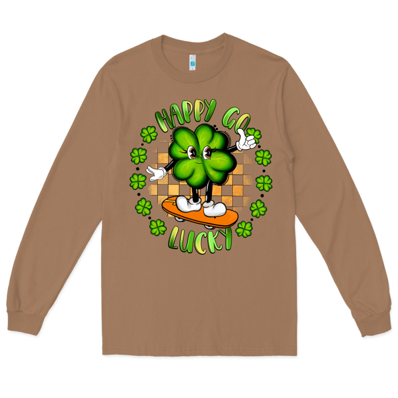 Happy Go Lucky Long Sleeve Tee by Artiststas | Teevron