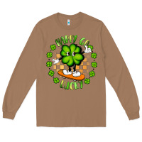 Toasted Coconut happy go lucky Long Sleeve Tee - Artiststas