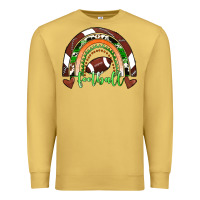 Antique Gold Football Rainbow Premium Sweatshirt - RanaPortraitStore
