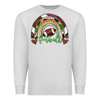 Dove Grey Football Rainbow Premium Sweatshirt - RanaPortraitStore