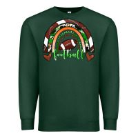 Sports Green Football Rainbow Premium Sweatshirt - RanaPortraitStore