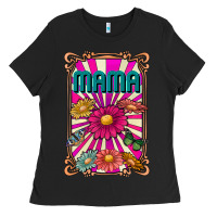 Black mama Ladies Tee - CowhideDigitalArt