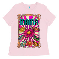 Bubblegum Pink mama Ladies Tee - CowhideDigitalArt