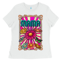 White mama Ladies Tee - CowhideDigitalArt
