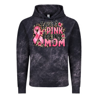 Cloud Black i wear pink for my mom Vintage Hoodie - BarkalooDesign